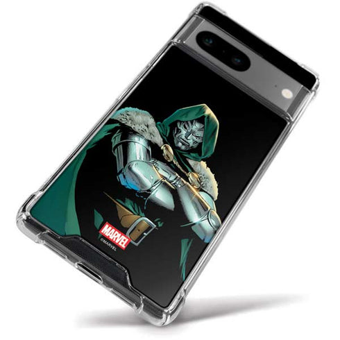 Marvel Dr. Doom Google Pixel 8a Clear Case